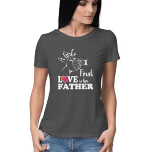 A Girl's First True Love is her Father | White | Women's T-Shirt - FairyBellsKart