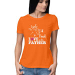 A Girl's First True Love is her Father | White | Women's T-Shirt | FairyBellsKart | Rs. 799.00