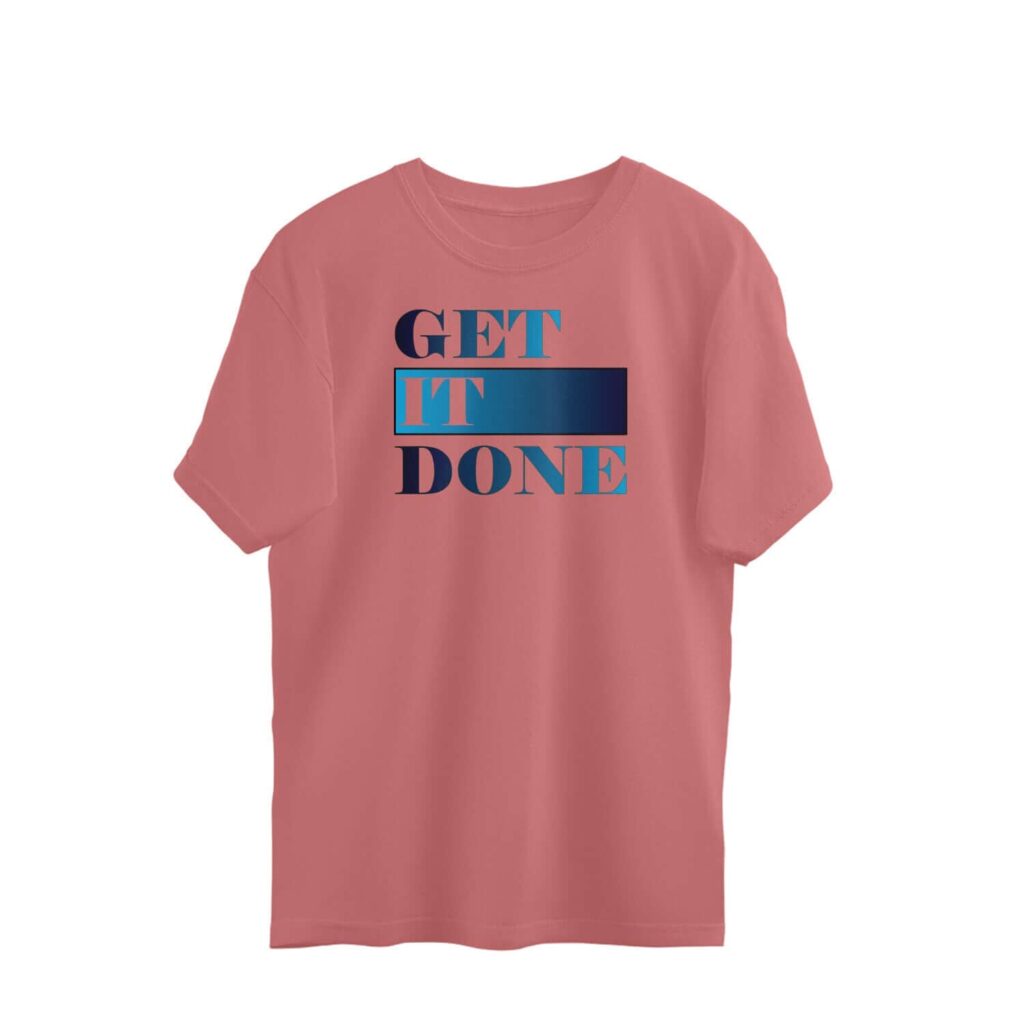 Get It Done | Blue | Oversized T-Shirt - FairyBellsKart