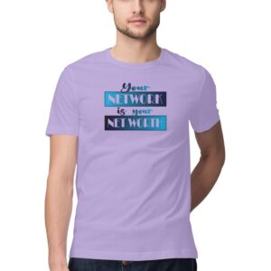 Your Network is your Net Worth  | Blue | Men's T-Shirt - FairyBellsKart