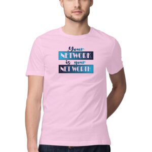 Your Network is your Net Worth  | Blue | Men's T-Shirt - FairyBellsKart