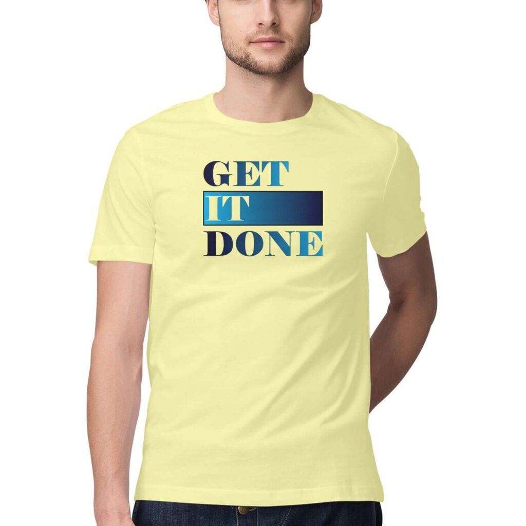 Get It Done | Blue | Men's T-Shirt - FairyBellsKart