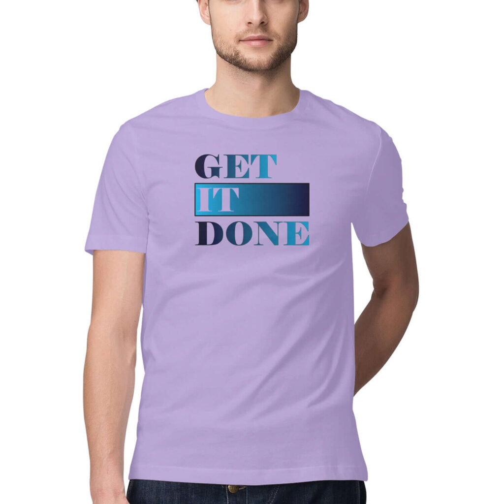 Get It Done | Blue | Men's T-Shirt - FairyBellsKart