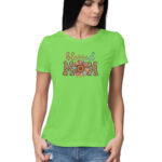 Blessed Mom | Leopard Print | Women's T-Shirt at FairyBellsKart