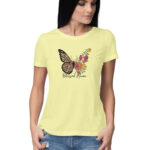 Blessed Mama | Butterfly &  Leopard Print | Women's T-Shirt - FairyBellsKart