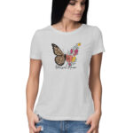 Blessed Mama | Butterfly &  Leopard Print | Women's T-Shirt - FairyBellsKart