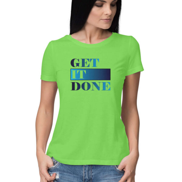 Get It Done  | Blue | Women's T-Shirt - FairyBellsKart