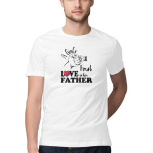 A Girl's First True Love is her Father | Men's T-Shirt - FairyBellsKart