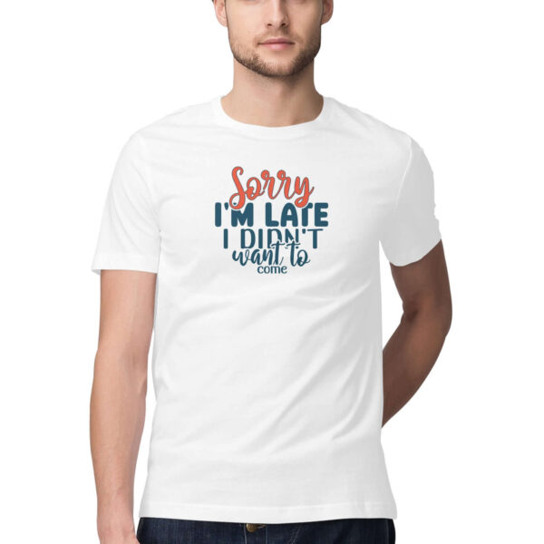 Sorry I am Late  | Men's T-Shirt - FairyBellsKart