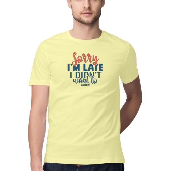 Sorry I am Late  | Men's T-Shirt - FairyBellsKart