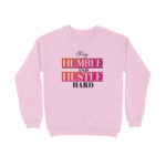 Stay Humble and Hustle Hard | Red | Sweatshirt - FairyBellsKart