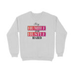 Stay Humble and Hustle Hard | Red | Sweatshirt - FairyBellsKart