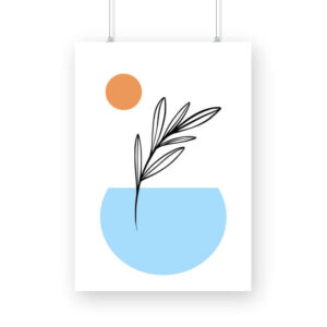 Boho Botanical Minimalist | Wall Art | FBKD2 - FairyBellsKart