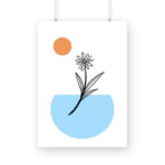 Boho Botanical Minimalist | Wall Art | FBKD3 - FairyBellsKart