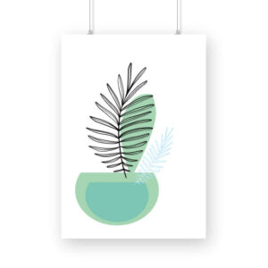 Boho Botanical Minimalist | Wall Art | FBKD4 - FairyBellsKart