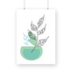 Boho Botanical Minimalist | Wall Art | FBKD5 - FairyBellsKart