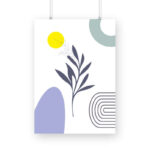 Boho Botanical Minimalist | Wall Art | FBKD9 - FairyBellsKart