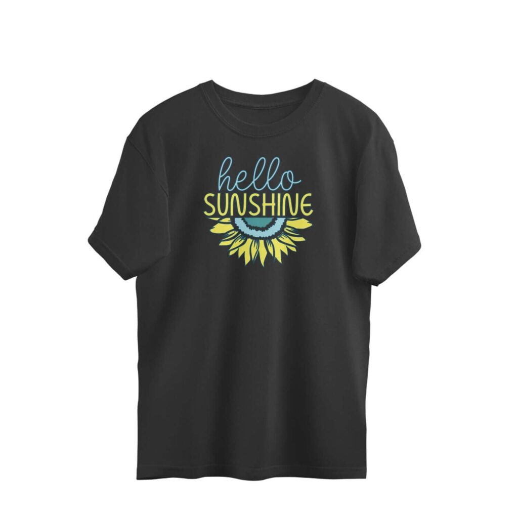 Hello Sunshine | Oversized T-Shirt - FairyBellsKart