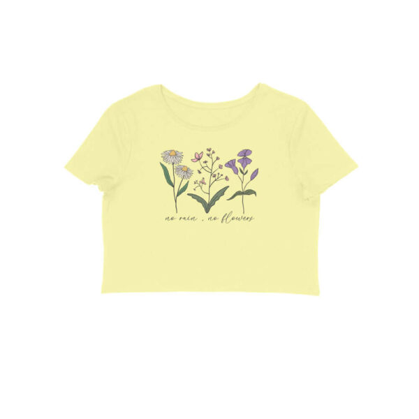 No Rain No Flower |  Crop Tops - FairyBellsKart