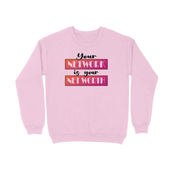 Your Network is your Net Worth | Red | Sweatshirt - FairyBellsKart