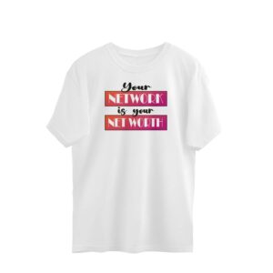 Your Network is your Net Worth | Red | Oversized T-Shirt - FairyBellsKart