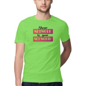 Your Network is your Net Worth | Red | Men's T-Shirt at FairyBellsKart