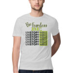 Be Fearless Be Unstoppable  | Black & Green | Men's T-Shirt - FairyBellsKart