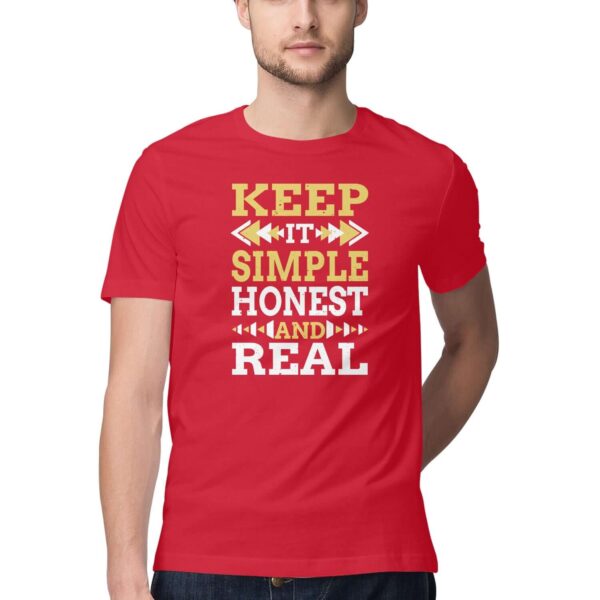 Keep It Simple Honest & Real | Men's T-Shirt - FairyBellsKart