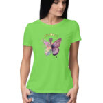 Embrace The Transformation | Moon & Butterfly | Women's T-Shirt | fairybellskart.com | Rs. 699.00