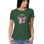 Embrace The Transformation | Moon & Butterfly | Women's T-Shirt - FairyBellsKart