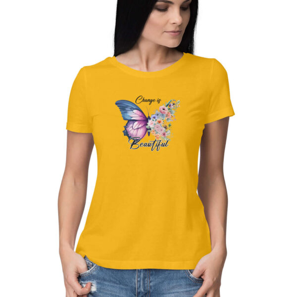 Change is Beautiful | Butterfly | Women's T-Shirt - FairyBellsKart