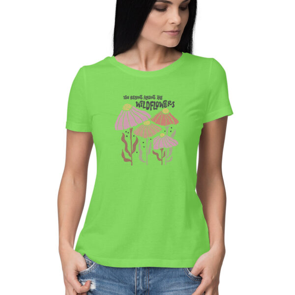 You Belong Among The Wild Flowers | Boho 005 | Women's T-Shirt - FairyBellsKart