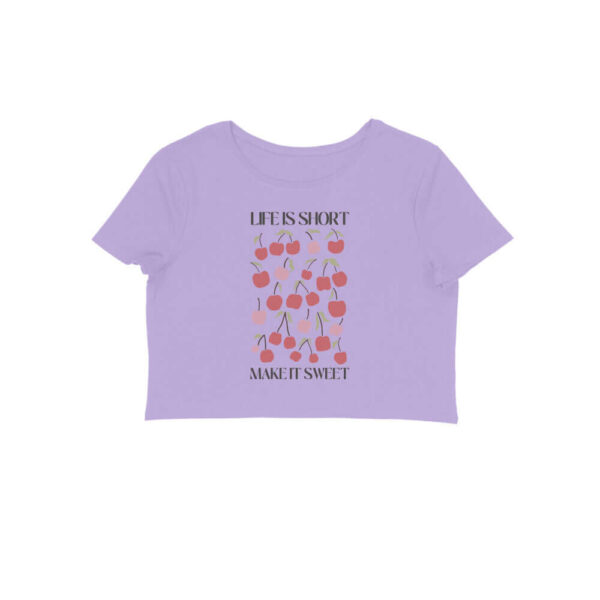 Life Is Short Make It Sweet | Boho 009 | Crop Tops - FairyBellsKart