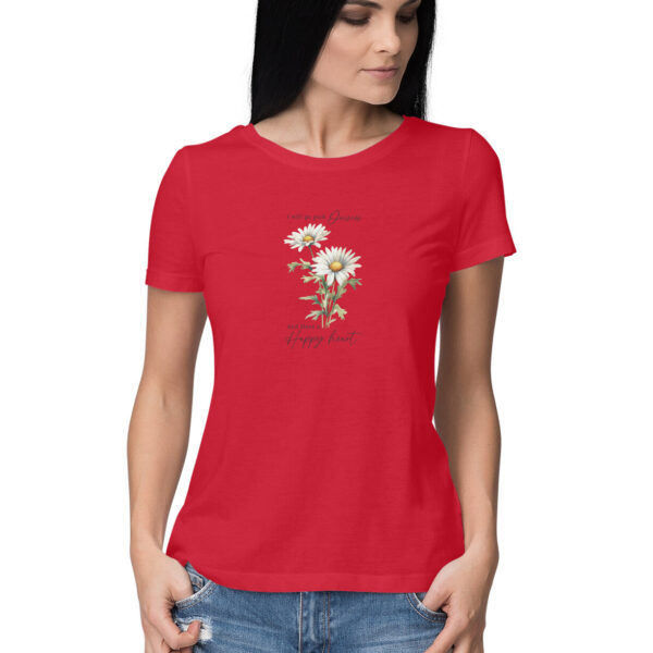 I Will Go Pick Daisies And Have A Happy Heart I Vintage Flower 002 | Women's T-Shirt - Image 8