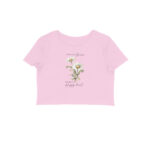 I Will Go Pick Daisies And Have A Happy Heart I Vintage Flower 002 | Crop Tops - FairyBellsKart