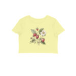 Feeling Berry Good | Vintage Flower 005 | Crop Tops - FairyBellsKart