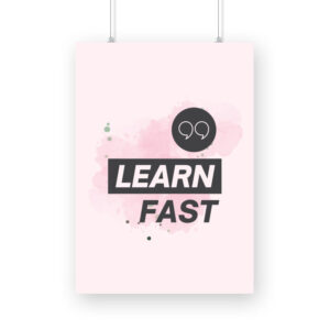 Learn Fast | Motivational Quote - FairyBellsKart