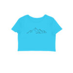 Mountain Line Art | Crop Tops - FairyBellsKart