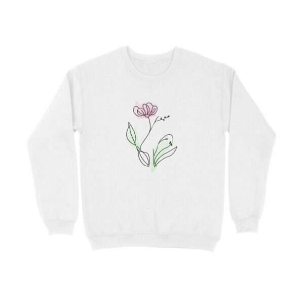 Flower Line Art | 001 | Sweatshirt - FairyBellsKart