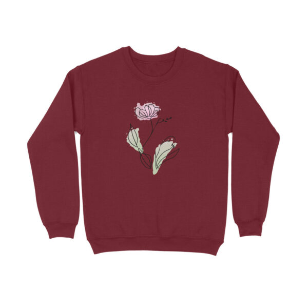 Flower Line Art | 001 | Sweatshirt - FairyBellsKart