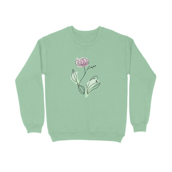 Flower Line Art | 001 | Sweatshirt - FairyBellsKart