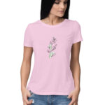 Flower Line Art | 002 | Women's T-Shirt - FairyBellsKart