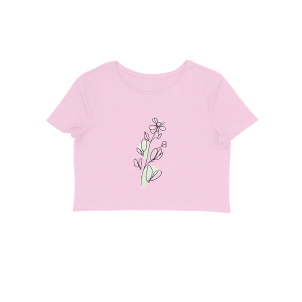 Flower Line Art | 002 | Crop Tops - FairyBellsKart