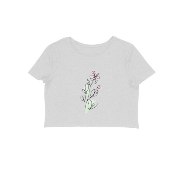 Flower Line Art | 002 | Crop Tops - FairyBellsKart