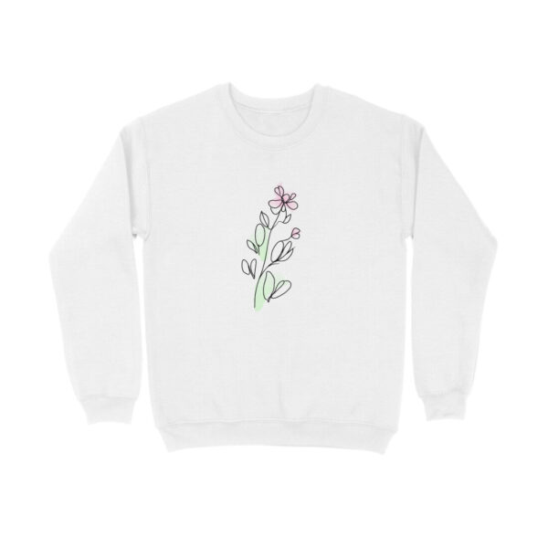 Flower Line Art | 002 | Sweatshirt - FairyBellsKart