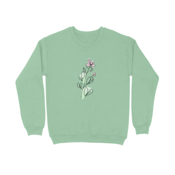 Flower Line Art | 002 | Sweatshirt - FairyBellsKart