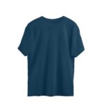 Oversized Baggy Fit Half Sleeve Round Neck T-Shirts | Navy Blue - FairyBellsKart