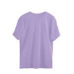 Oversized Baggy Fit Half Sleeve Round Neck T-Shirts | Iris Lavender - FairyBellsKart