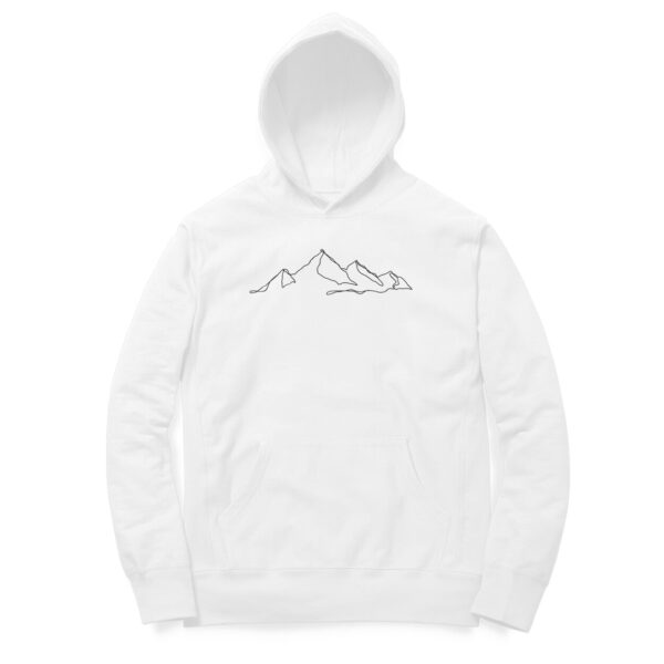 Mountain Line Art | Hoodie - FairyBellsKart