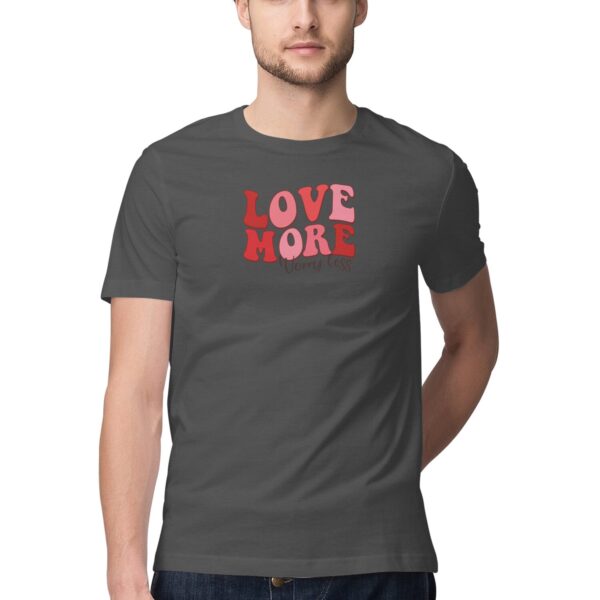 Love More Worry Less | Men's T-Shirt - FairyBellsKart